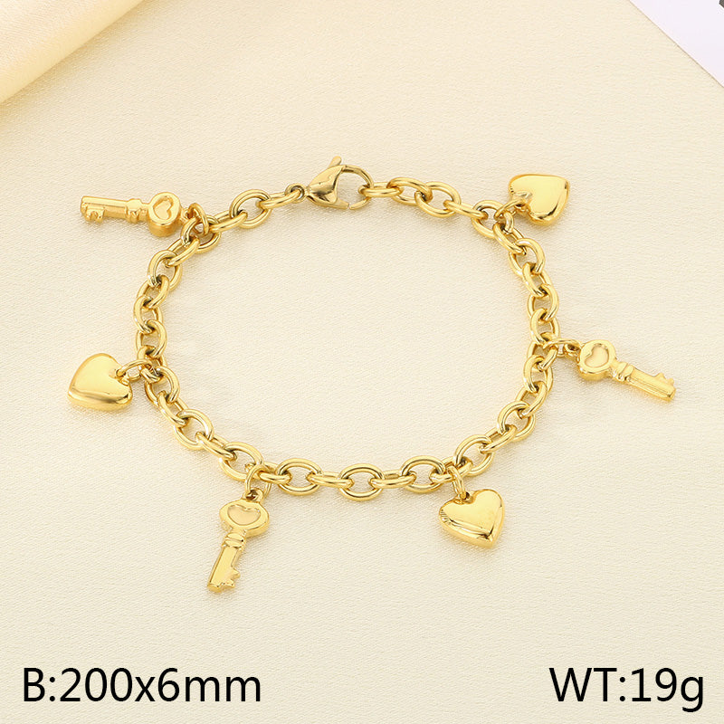 Pulsera w/ Charms Oro