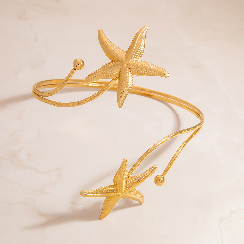 Brazalete de Brazo Ajustable en Acero Inoxidable