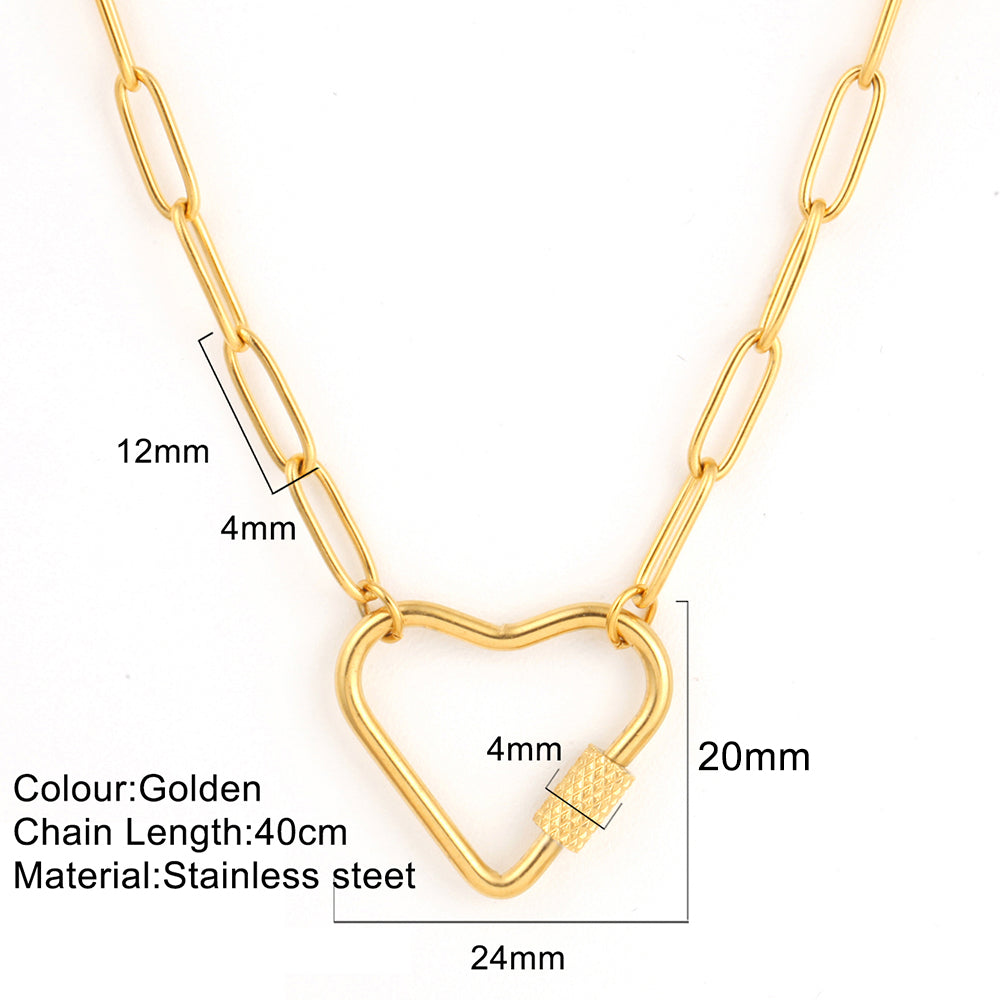 Cadena Clips dorada