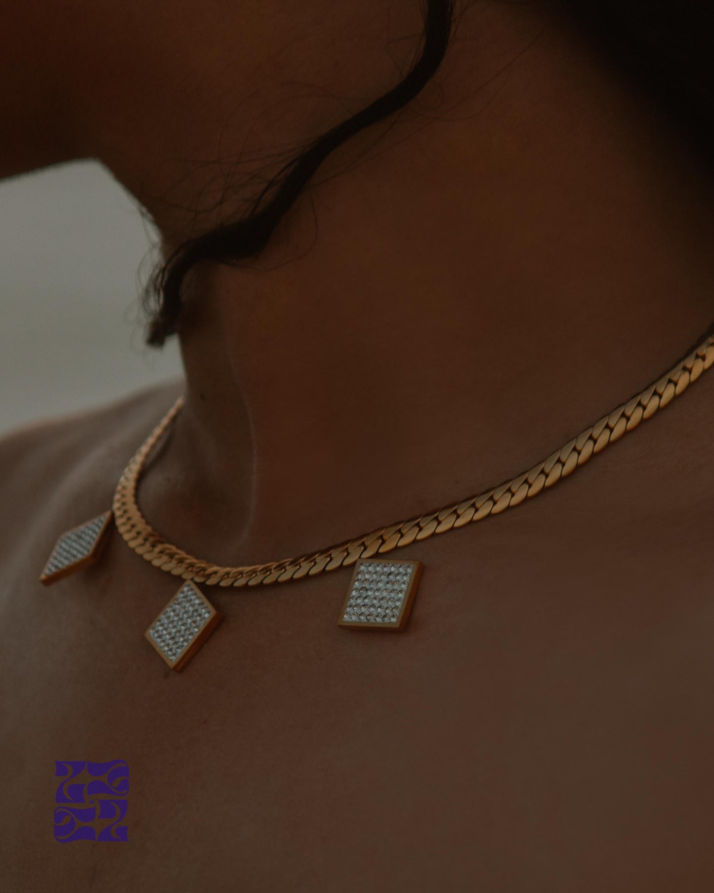 Full set Diamante con Rhinestones