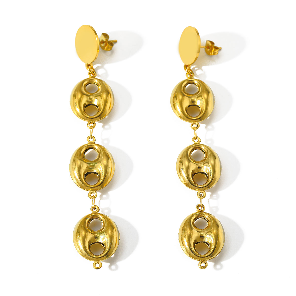 Pantalals doradas largas GG