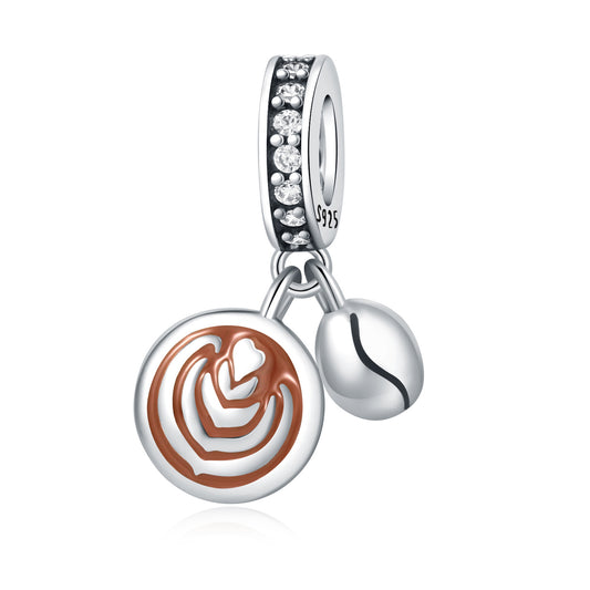 Charm Pandora taza de Café, S925