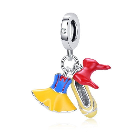 Charm blanca Nieves con Lazo