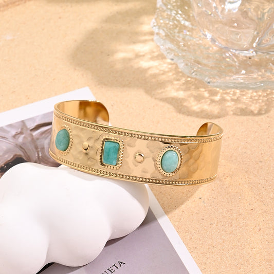 Bangle piedra aqua