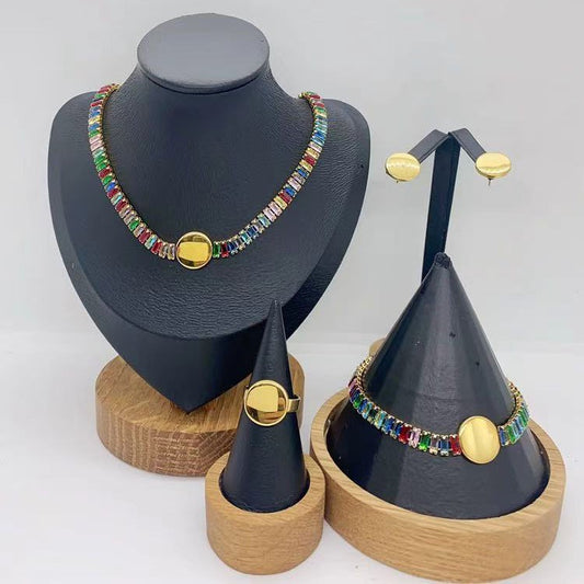 Full set piedras multicolor