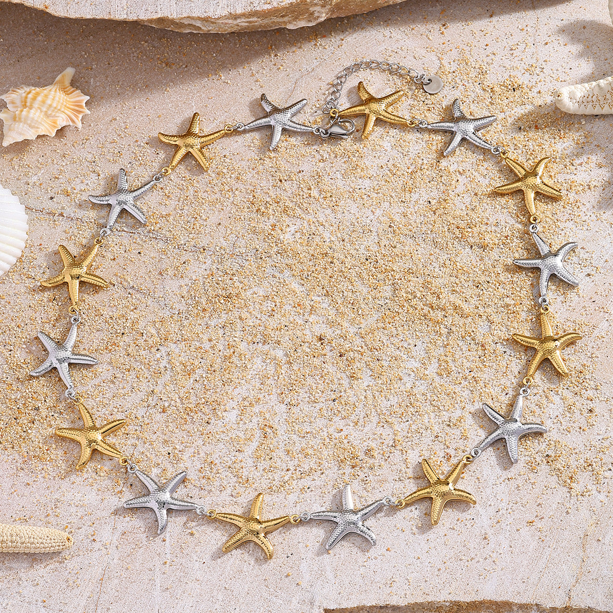 Set Estrella de Mar Bicolor – Collar y Pulsera