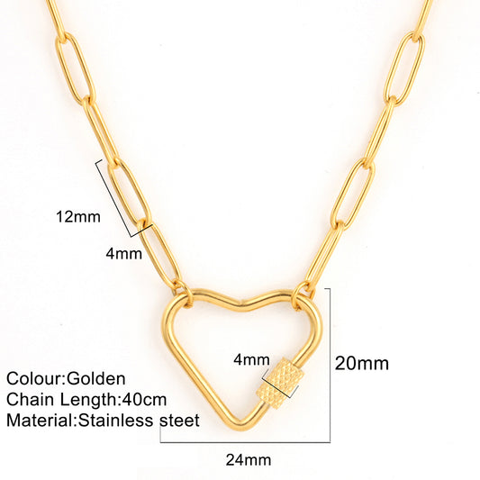 Cadena Clips dorada