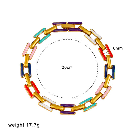 Pulsera multi dorada