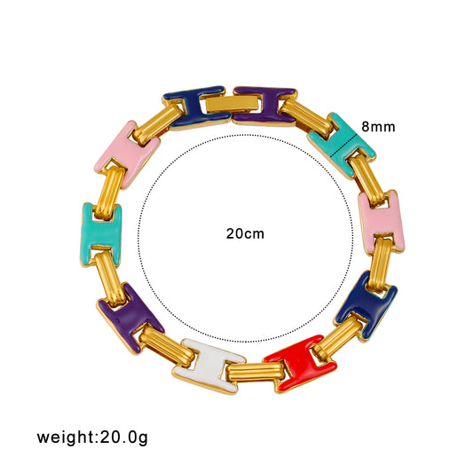 Pulsera ancha multi