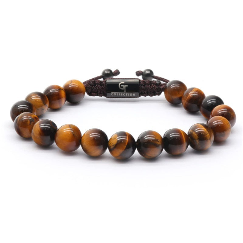 Pulsera Macrame/ Ojo de Tigre