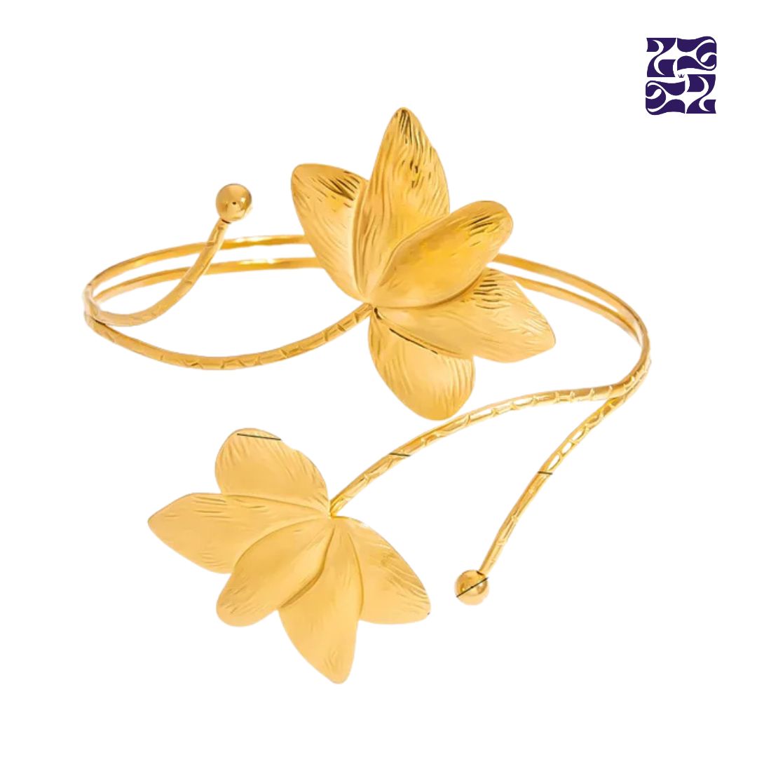 Brazalete de Brazo Ajustable en Acero Inoxidable
