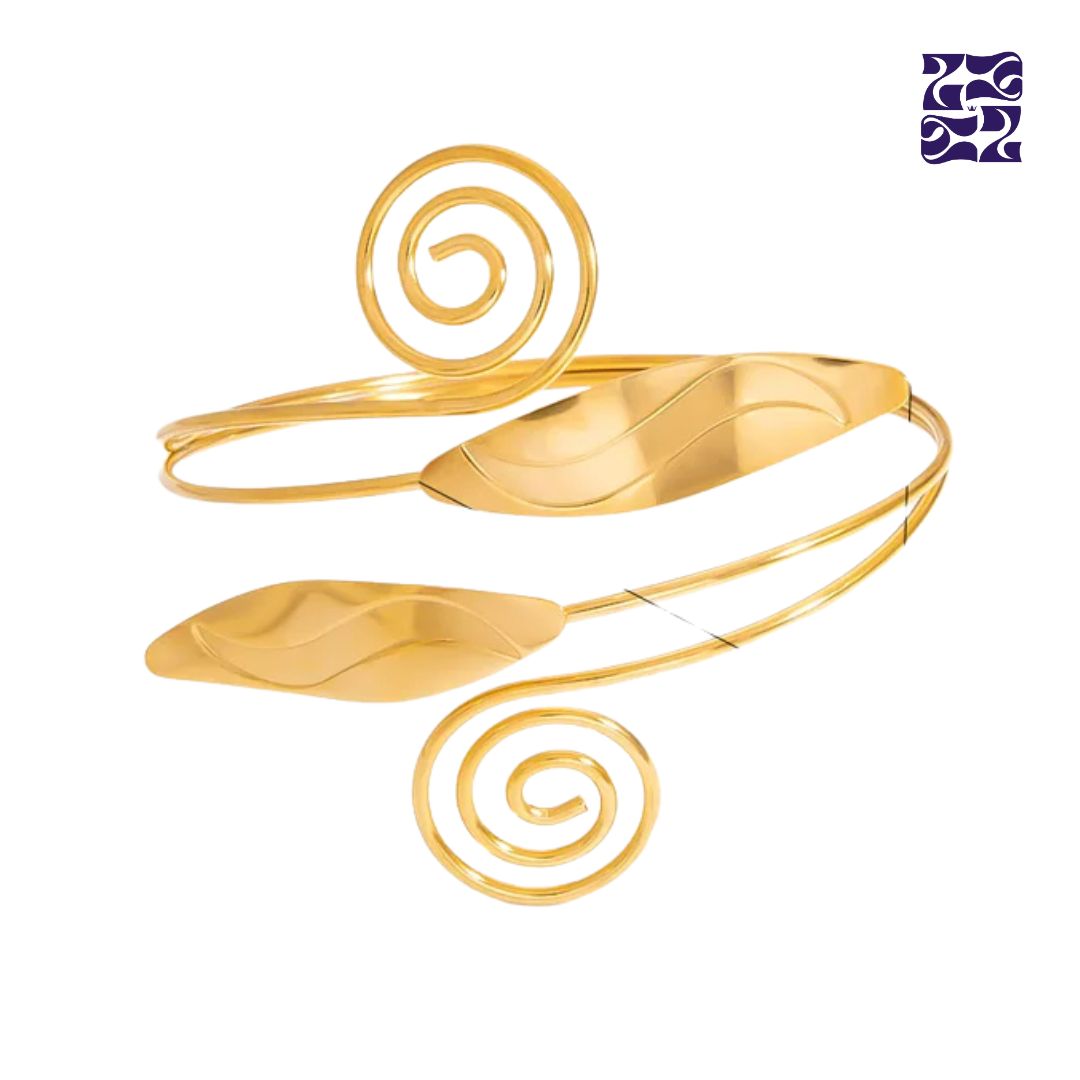 Brazalete de Brazo Ajustable en Acero Inoxidable