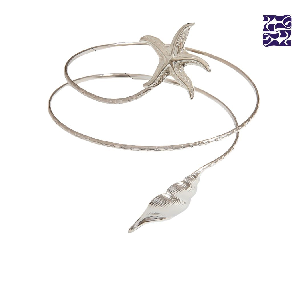 Brazalete de Brazo Ajustable en Acero Inoxidable