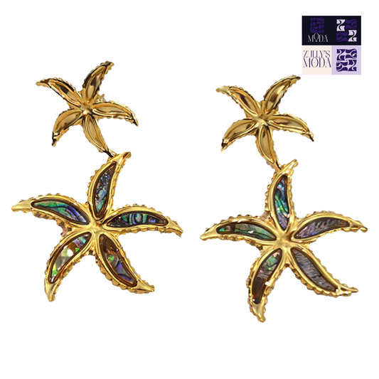 Pantallas doradas con flor tornasol