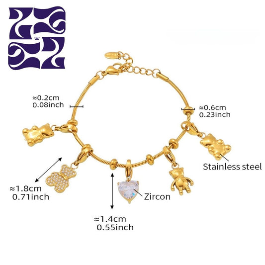 Pulsera Charms Oso